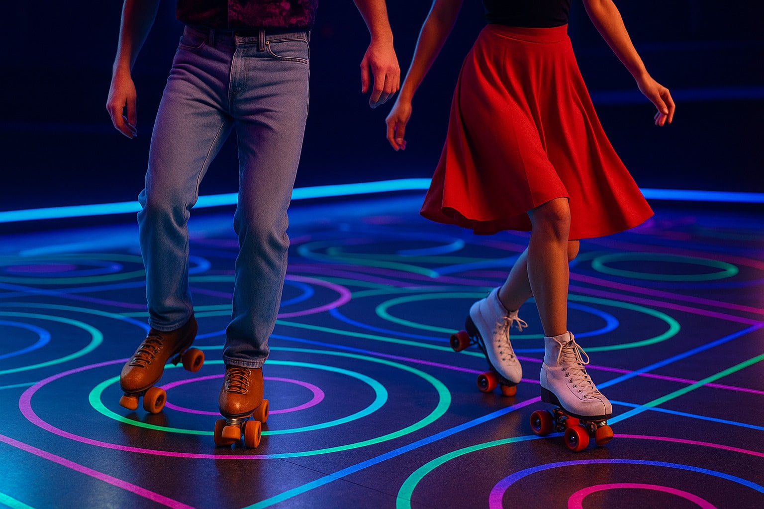 Illustration Roller Dance