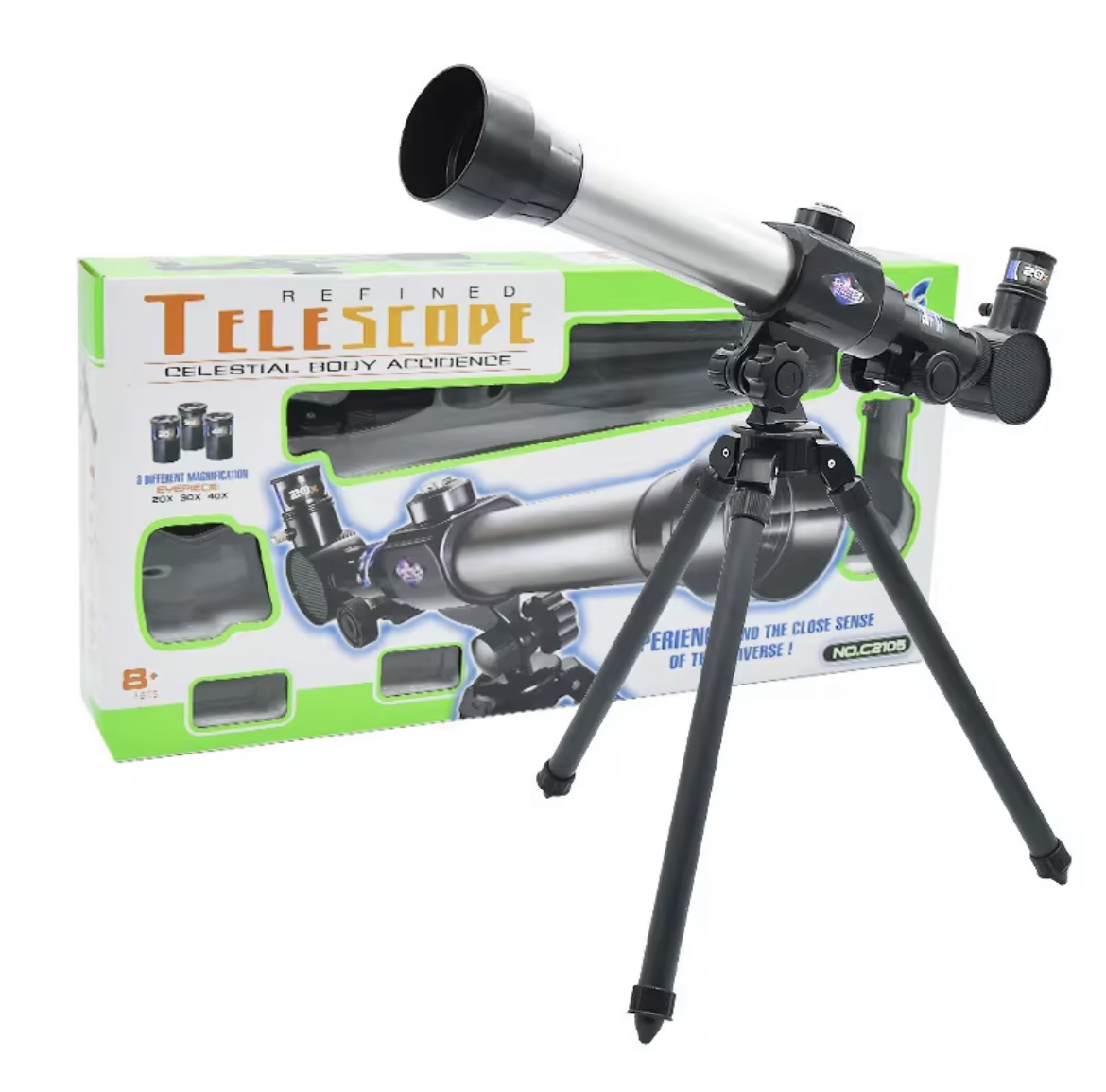 Télescope portable pour enfant avec trépied réglable