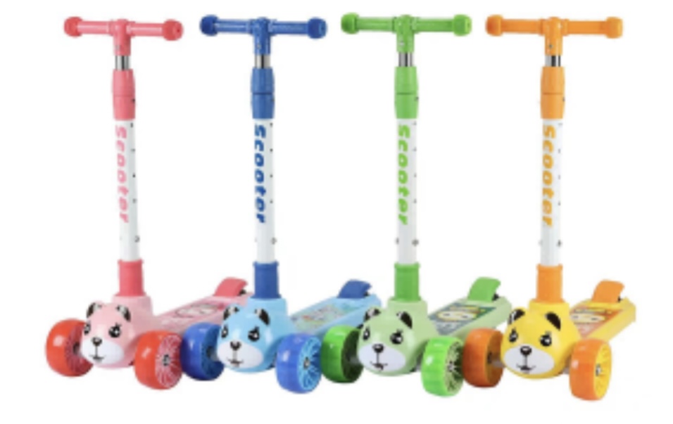 Trottinette 3 roues réglable pour enfant