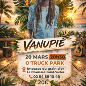 Concert Vanupié 20 Mars 2026