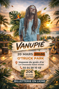 Concert Vanupié 20 Mars 2026
